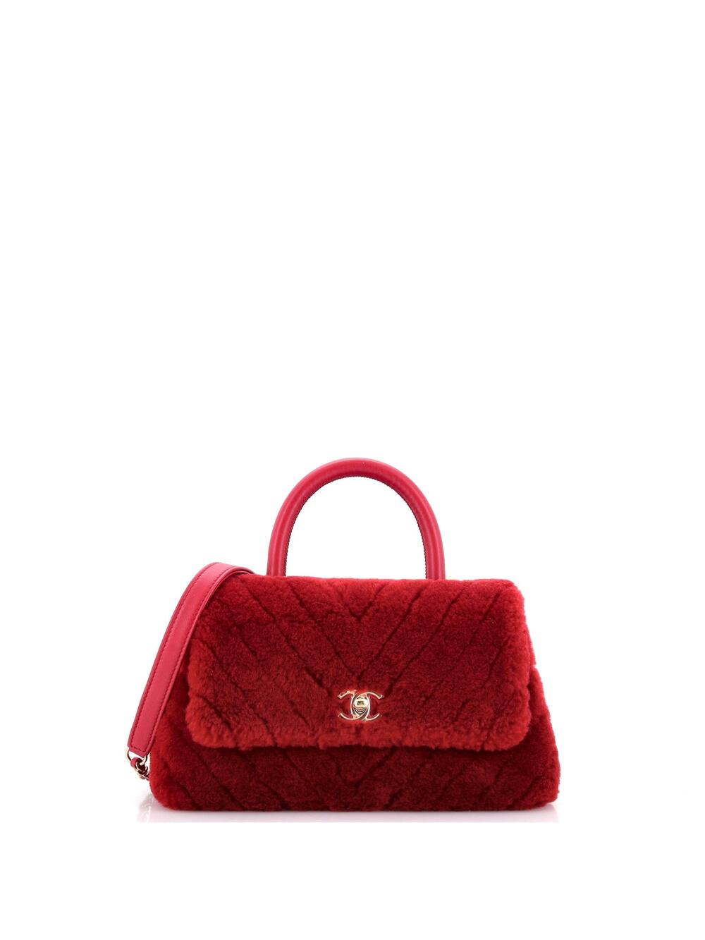 Chanel Coco Top Handle Bag Chevron #296795C36B